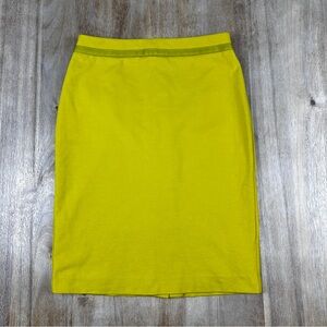 Boden Mustard Pencil Skirt
